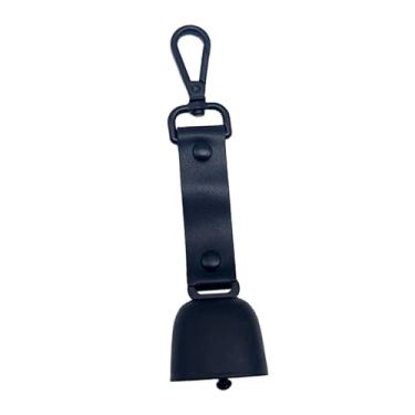 Imagem de Pegciuho Chaveiro de Urso para Sobrevivência, Ideal para Mochilas E Como Pingente para Escalada Ou Emergências, preto