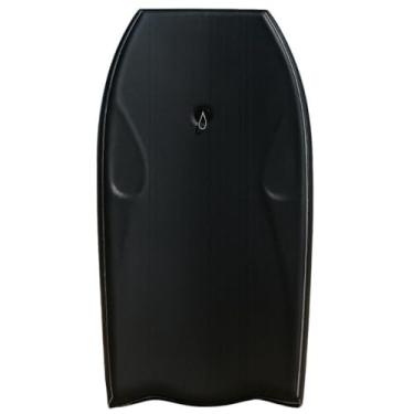 Imagem de Prancha de Surf, Prancha Bodyboard Semi e Fundo Rigido, 100cmx Largura 53cm X Espessura 6,7 Cm(Preta,Leash Braço All Stick)