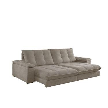 Imagem de Sofá Dublin 02 Módulos De 80cm Br25cm Meu Sofá Online B002 Veludo Capuccino