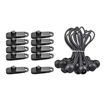 Imagem de barenx Grampos de lona prendedores de lona fixadores de barraca para banner, pavilhões, tendas, lona, capa de barco, capa de piscina, capa de carro - 10 peças de clipe de barraca