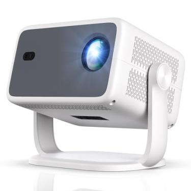 Imagem de DreamFair Projetor com WiFi e Bluetooth | 4K 1080P 250Ansi | Projetor de filme portátil | Foco automático e correção de Keystone, Rotação de 180°, compatível com smartphone, TV Stick, laptop, HDMI