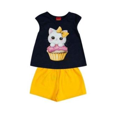 Imagem de Conjunto infantil menina verão Kyly Ref 1000986-Feminino