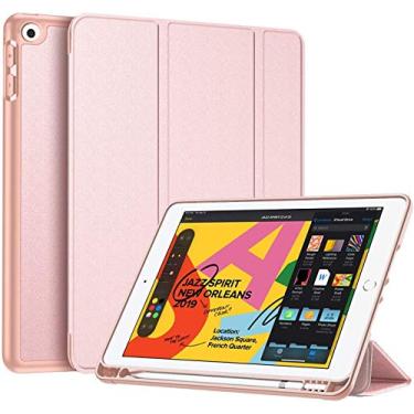 Imagem de SaharaCase フォリオケース Apple iPad 10.2インチ(2020年第8世代) と(2021年第9世代) 用 [耐衝撃バンパー] 頑丈な保護 滑り止めグリップ スリムフィット (ピンク)