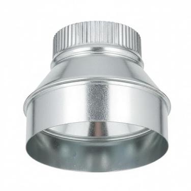 Imagem de ZOWZEA Redutor de duto de 15 a 10 cm, redutor de dutos de ar, aumentador, adaptador de duto de ar ou redutor de tubo de metal redondo para sistemas de ventilação de banheiro e cozinha