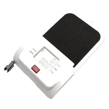 Imagem de simhoa de substituição com tela LCD, computador de fitness digital, contador para máquina de remo, ideal para exercícios em aparelhos de remo, Branco