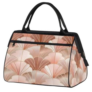 Imagem de Bolsa de viagem dobrável para mulheres, homens, frutas, maçã, leve, esportiva, academia, impermeável, bagagem de mão, para presente de viagem, Cor: 15, 15.2*8.3*11.6 inch, Moderno