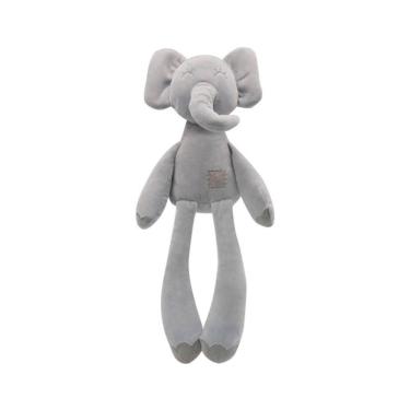 Imagem de Brinquedo de pelúcia de elefante de pelúcia para crianças, pernas longas, 36 cm