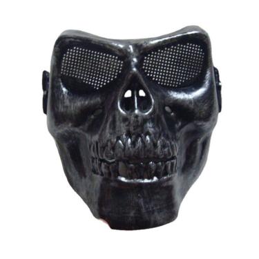 Imagem de Máscara Cosplay Skeleton Warrior M02 para Halloween - 16,5x18x12cm