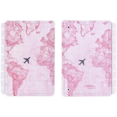 Imagem de Caderno Inteligente Capa Contr A5 By Gocase Mapa Mundi