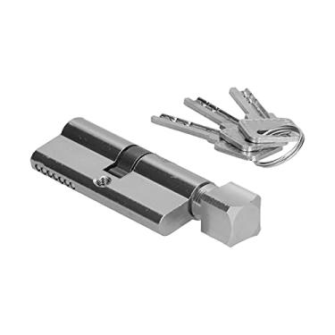 Imagem de YOUTHINK Cilindro de Chave Interno, Núcleo de Trava de Liga de Alumínio-ferro Durável para Portas de 35-50 Mm, Inclui 3 Chaves para Uso Residencial