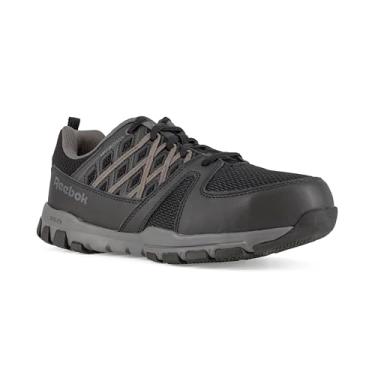 Imagem de Reebok Tênis esportivo masculino Work RB416 Sublite Cushion Work Safety Toe preto, Preto, 6.5 Wide