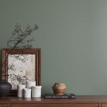 Imagem de VaryPaper 39,9 cm x 199,9 cm papel de parede cinza verde limão lavagem papel de parede de concreto para quarto papel de parede removível autoadesivo lima lavar vinil à prova d'água papel de contato de