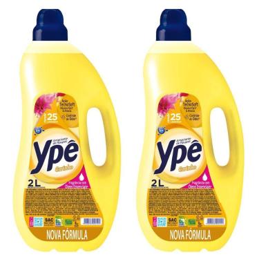 Imagem de Kit 2 Amaciante De Roupas Tradicional Ypê Carinho 2l