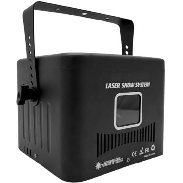 Imagem de Projetor Canhão de Luz Sistema de Laser DMX Show de Luzes Iluminação Animações para Festa Evento Bar 50 Efeitos Diferentes com Sincronização Musical e Efeito Visual (2)