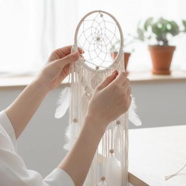 Imagem de Cordão de macramê 3 mm x 100 jardas corda de algodão colorido para pendurar na parede, decoração de casa, cabides de plantas (off-white)