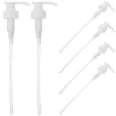 Imagem de Alipis 6 peças de cabeça dispensadora de bomba para garrafas de 32 mm de substituição de sabão e loção compatível com xampu e detergente líquido de lavar louça, fácil de usar e instalar