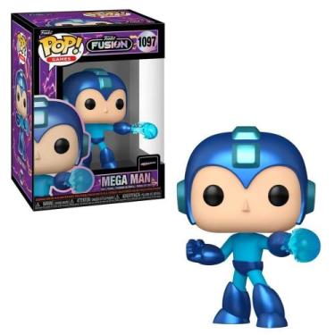 Imagem de Boneco Funko Pop Funko Fusion - Mega Man Com Chase - Candide