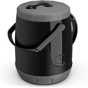 Imagem de Jarra isolada grande preta, chimarrao, cha, cafe, agua, servir, termica, portatil, eficiente