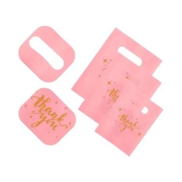 Imagem de Sacolas Plásticas Duráveis Com Alça Para Lojas De Varejo De Pequenos N