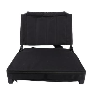 Imagem de Asixxsix São de estádio, São de Bleacher com 5 níveis de ajuste de repouso, Tenedor da Copa de Malha e Capa de Aceiro Rotante, Bandas de Goma, São de Bleacher Portável para Eventos