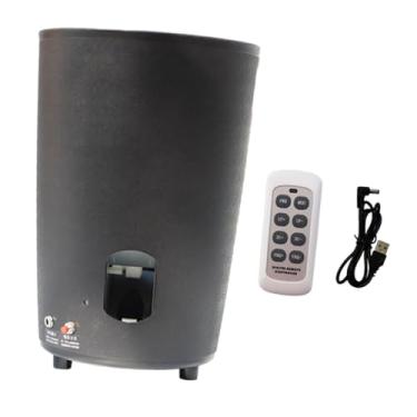 Imagem de Vaveren Robô de Tênis de Mesa com Máquina de Bolas de Pingue-Pongue para Prática, Controle Remoto, Portátil e Automático, para Autodidatismo, Entretenimento e, Preto