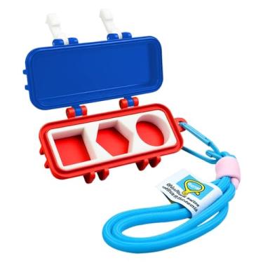 Imagem de Generic Organizador de giz para taco de bilhar, estojo para acessórios de bilhar, porta-giz para bilhar, Vermelho