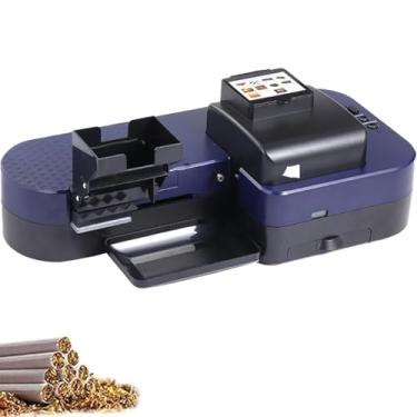 Imagem de Máquina automática de enrolar cigarros, máquina de enchimento de tabaco consecutiva, 10 cigarros/hora, ferramenta de enrolar cigarros doméstica de 8,0 mm, acessórios para fumar para máquina de