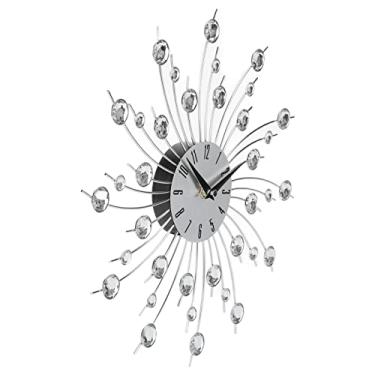 Imagem de GLOGLOW Relógio de Parede Vintage de Ferro Forjado, Relógio Decorativo Silencioso, Operado por Bateria para Casa, Cozinha, Escritório, Decoração Diária