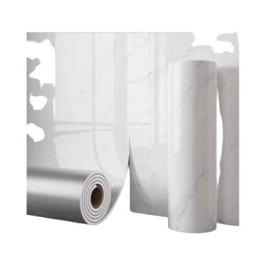 Imagem de Papel De Parede De Mármore Autoadesivo Impermeável Para Quarto E Sala 