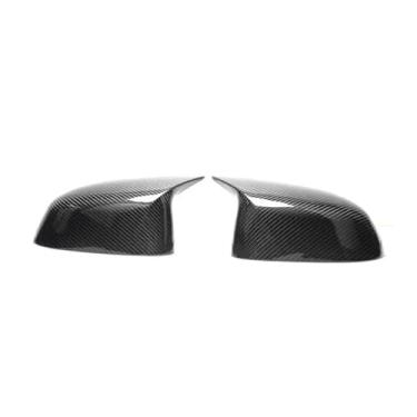 Imagem de Vista traseira do carro lateral asa espelho tampa gloss preto substituição capa acessórios do carro Compatível com bmw x5 g05 x4 g02 x3 g01 2018-2020(Brown)