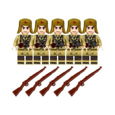 Imagem de Figuras De Soldados Militares Da Segunda Guerra Mundial, Brinquedos De
