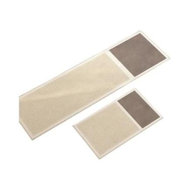 Imagem de Tapete De Cozinha E Banheiro Estilo Japonês Antiderrapante Absorvente 