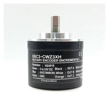 Imagem de Codificador rotativo E6C3-CWZ1XH /CWZ3EH /CWZ5GH /CWZ3XH Codificador rotativo incremental 720 1000 1200 1024 2048 2500 3600 5000 P/R (Cor: 3000PPR, Tamanho: E6CC3-CWZ1 XH)