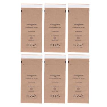 Imagem de Dioche 100 Sacos Descartáveis ​​ Limpeza do Auto Selo Dos Pces Malotes Higiênicos Auto Selagem para Ferramentas Arte do Prego Papel Manicure 100 Contagem (M)