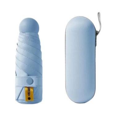 Imagem de Guarda-chuva Feminino Anti-UV De Dupla Utilização Com Bolso, 50% De De