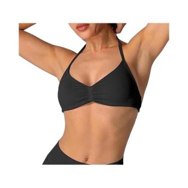 Imagem de Sutiã Esportivo Sem Costura Para Mulheres, Ideal Para Yoga E Corrida, 