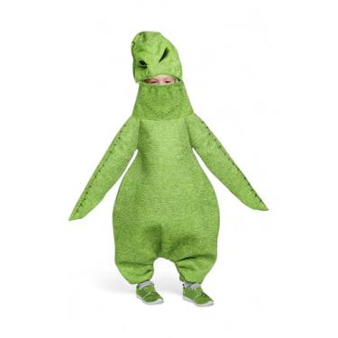 Imagem de Disney Fantasia Oogie Boogie de O Estranho Mundo do Pesadelo Antes do Natal, Fantasia Oogie Verde Oogie, Tamanho Infantil (2T)