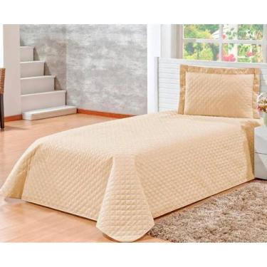 Imagem de Cobre Leito Solteiro Colcha Elegance 2 Peças Matelado - Girassol Enxov