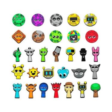 Imagem de Acessórios De Pelúcia Para Calçados Kids Cute Sprunki, 16 a 30 Peças, 