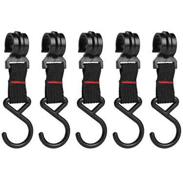 Imagem de Gancho para Pendurar Panelas de Cozinha Multifuncional Camping Acessório Portátil Roupas Fornos Lâmpadas Pequenas Coisas Metal Sólido Leve Atividades Trekking Piquenique