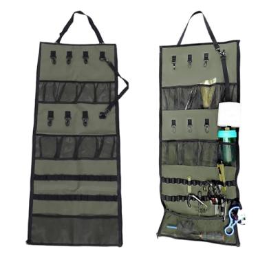 Imagem de VBESTLIFE Organizador de Suspensão de Acampamento, Organizador de Barraca para Dentro Com Alças de Armazenamento de Acampamento e Bolsos de Malha e 8 Ganchos de Suspensão para