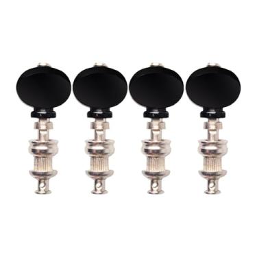 Imagem de JunZheHub 4 Tarraxas de Afinação para Ukulele E Banjo, Peças, Universais, para Apresentações E Reparos.
