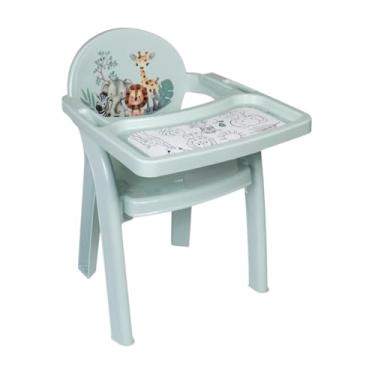 Imagem de POLTRONA CADEIRINHA DE BEBÊ PLASUTIL INFANTIL PORTÁTIL COM BANDEJA PARA COLORIR