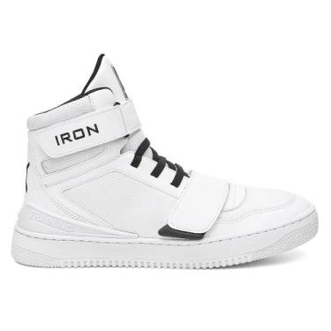 Imagem de Bota De Treino Masculino Iron Training Academia Musculação, Branco, 46