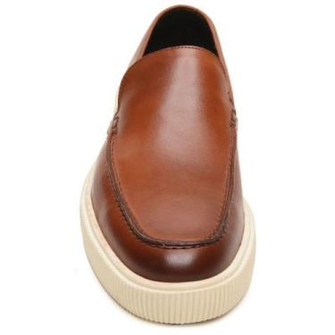 Imagem de Sapato Masculino em Couro Sola Alta Esporte Fino Palmilha Premium Em G