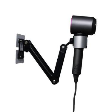 Imagem de Suporte Articulado de Parede P/ Secador de Cabelo  Profissional, Unive