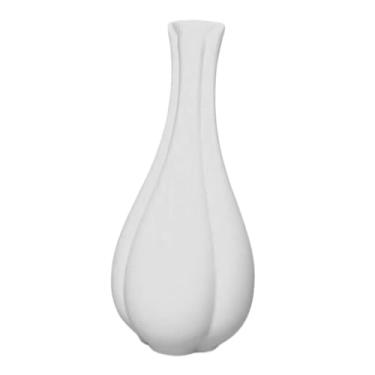 Imagem de Generic Vaso de flores, decoração para casa, vaso decorativo moderno nórdico em imitação de cerâmica para sala de estar ou mesa de Ano, White S