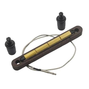 Imagem de harayaa Barra piezoelétrica para baixo - Substitui acessórios robustos e fáceis de instalar para instrumentos musicais, 4 Cordas