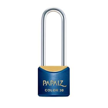 Imagem de Cadeado de Haste Longa CR30/70 Azul Color Line