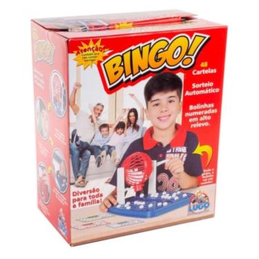 Imagem de Jogo Globo Bingo 48 Cartelas Plástico com Globo